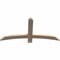 Ekena Millwork Bellingham Smooth Timber Gable Bracket, Douglas Fir, 48"W x 24"H x 1 1/2"D x 3 1/2"F, 12/12 Pitch GBW048X24X0204BEL00SDF - alternate 4